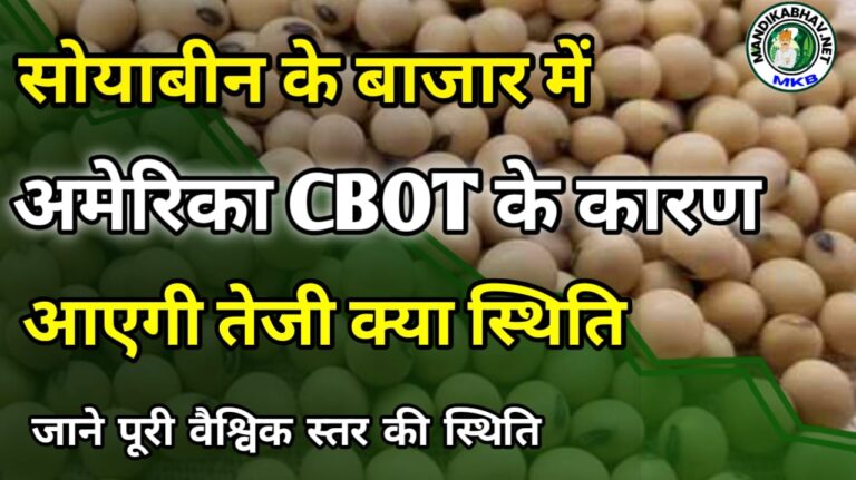Soyabin ka taja bhav